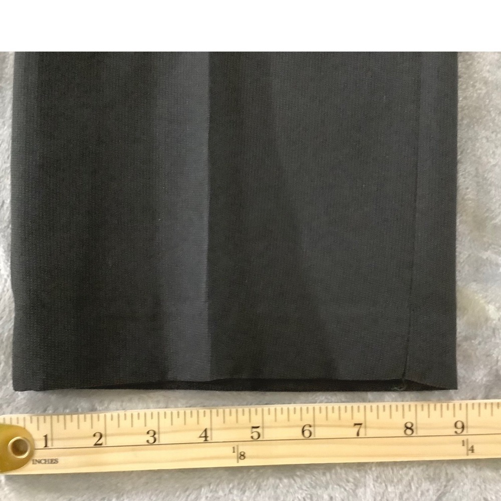NWOT Michael Brandon Slim Fit Dress Pants Men's 36x30 Black Polyester Business - Picture 7 of 8
